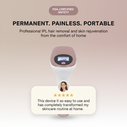 3 in 1 Portable Hair Remover Laser Permanent Whole Body Treatment Ipl Painless Hair Removal Device for Home Use