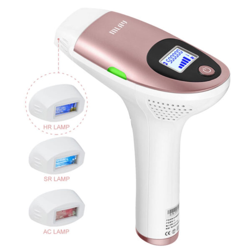 3 in 1 Portable Hair Remover Laser Permanent Whole Body Treatment Ipl Painless Hair Removal Device for Home Use