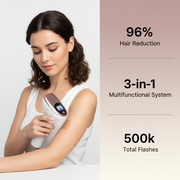 3 in 1 Portable Hair Remover Laser Permanent Whole Body Treatment Ipl Painless Hair Removal Device for Home Use